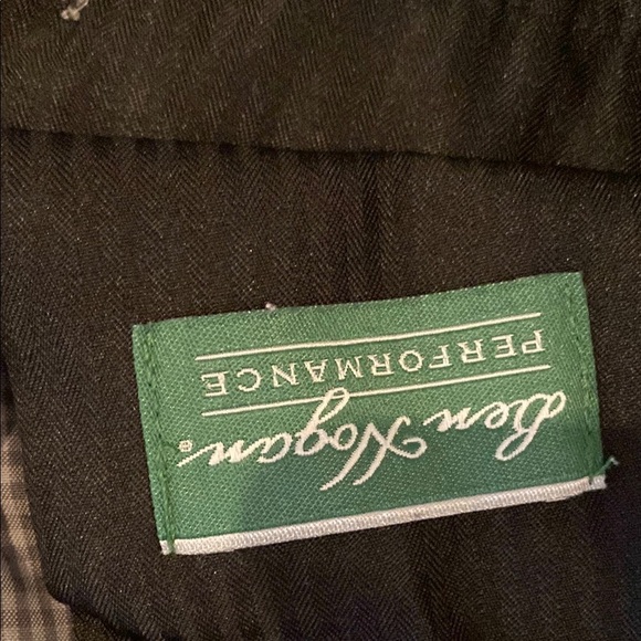 Men's Gray GOLF Checkered Flat Front Shorts - Picture 4 of 7